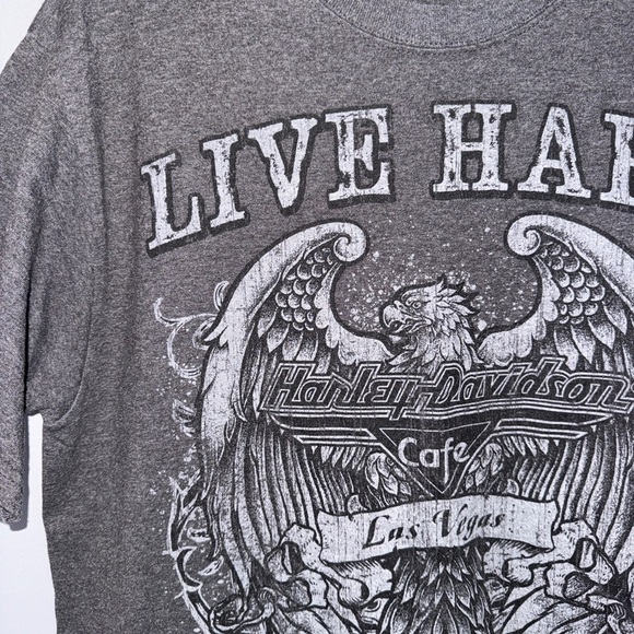 Harley-Davidson Live Hard Ride Easy Graphic Tee - Picture 4 of 6